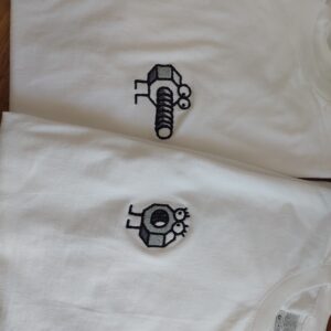 Śrubka z nakrętką z oczami