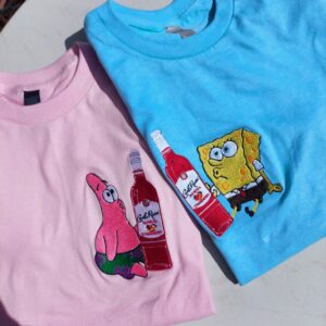 Spongebob & Patrick z winem