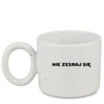 Kubek nakrapiany z Twoim napisem