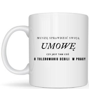 tolerowanie debili w pracy