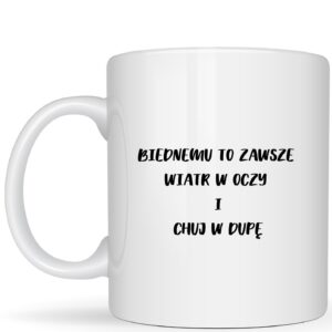 Biednemu to zawsze wiatr... Kot