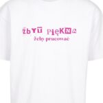 Zbyt piękna- żeby pracować nadruk