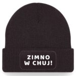 Czapka nadruk zimno w ch*j