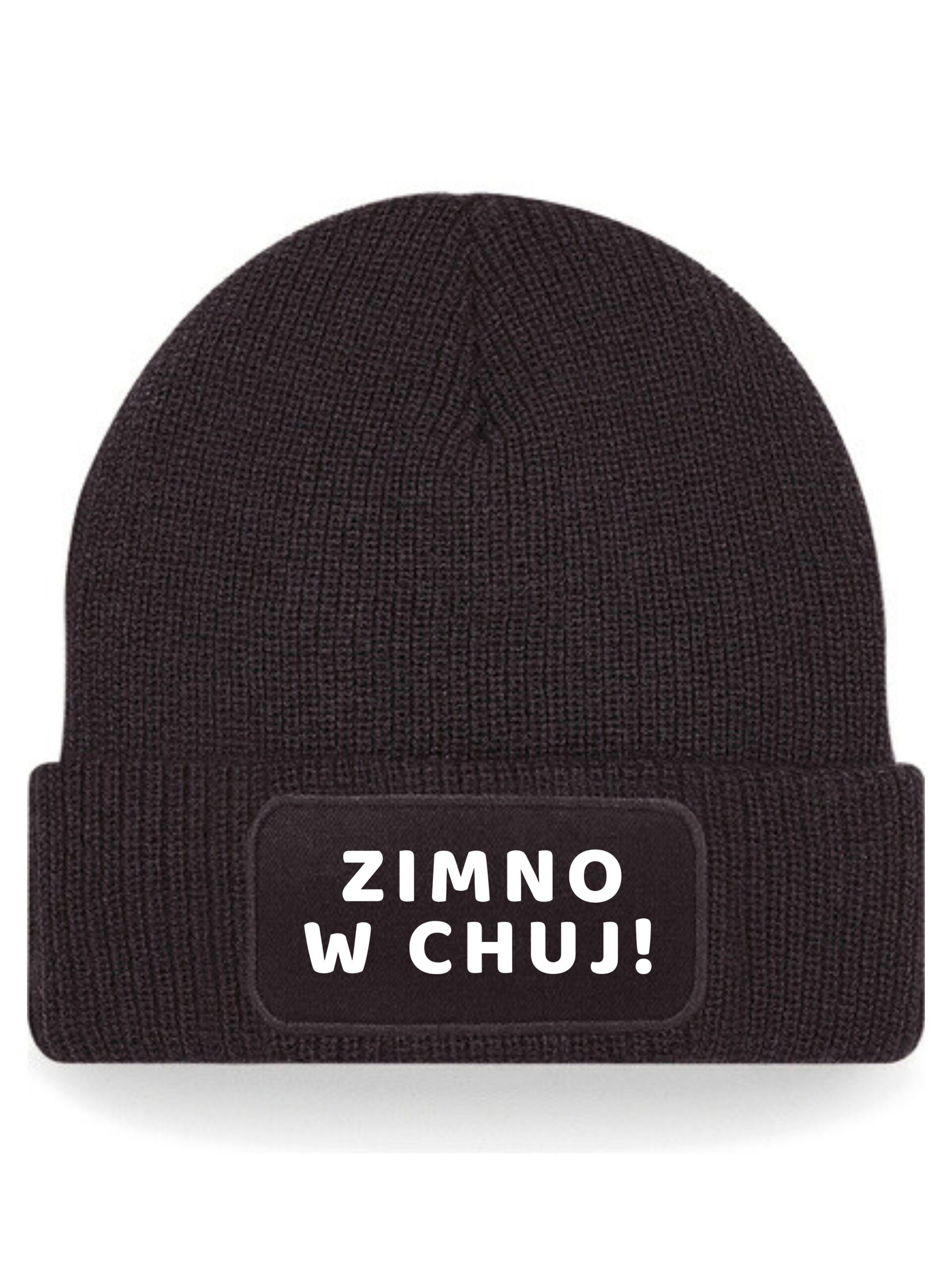 Czapka nadruk zimno w ch*j
