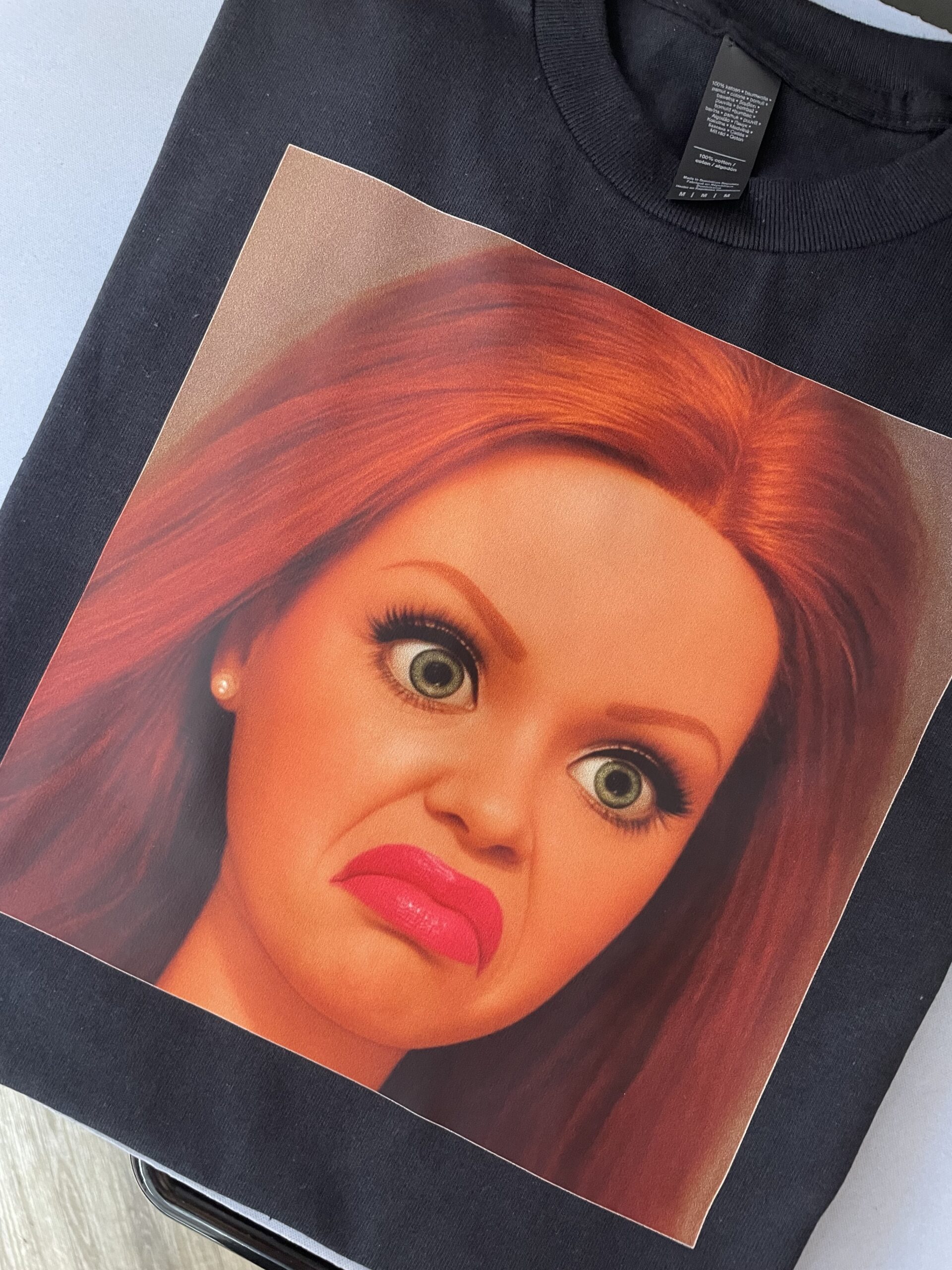 Lalka śmieszna rude włosy - obrazek 2