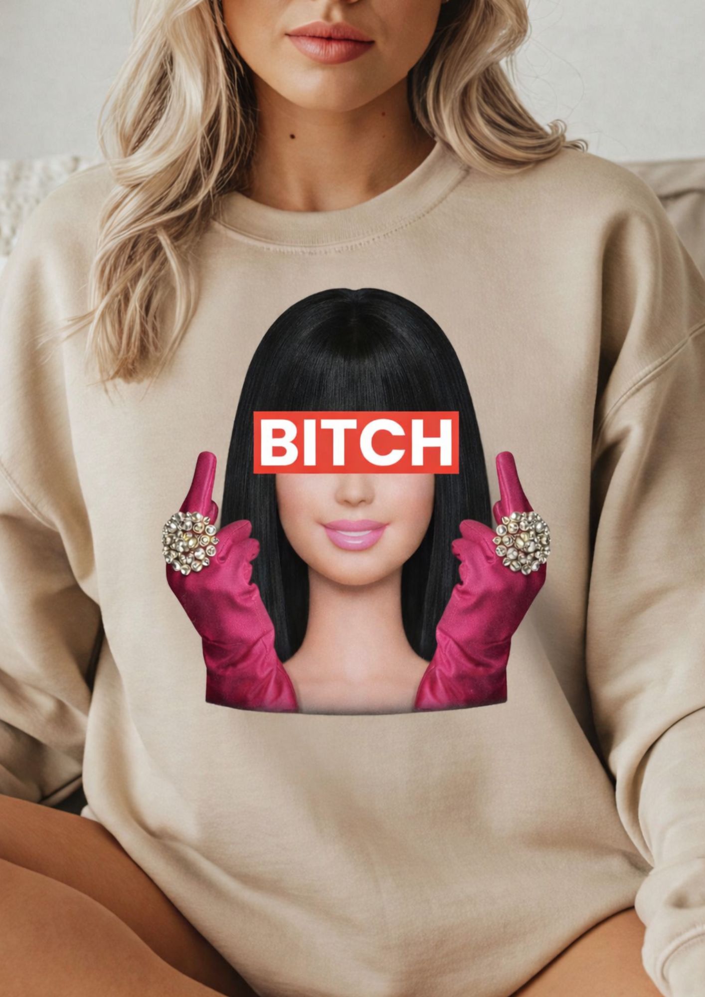 Lalka bitch czarne włosy