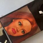 Od ręki - Lalka rude włosy - bluza bez kaptura czarna -  rozmiar M