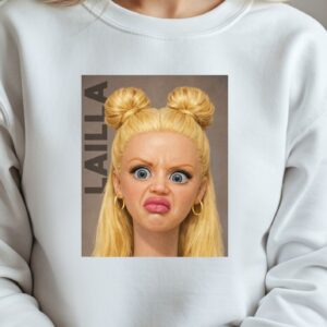 lalka mem śmieszna lailla koki blondynka czarne włosy ruda brązowe włosy