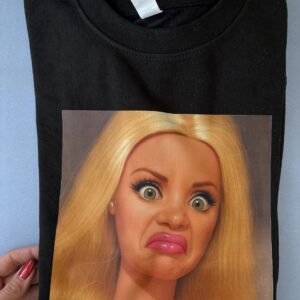 Od ręki - Lalka śmieszna wersja 3 - bluza bez kaptura czarna -  rozmiar L