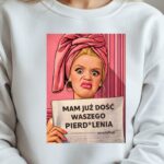 lalka z gazetą - blond - Mam już dość waszego pierd*lenia