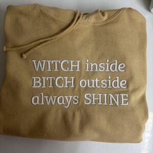 WITCH inside, BITCH outside...haft 3D
