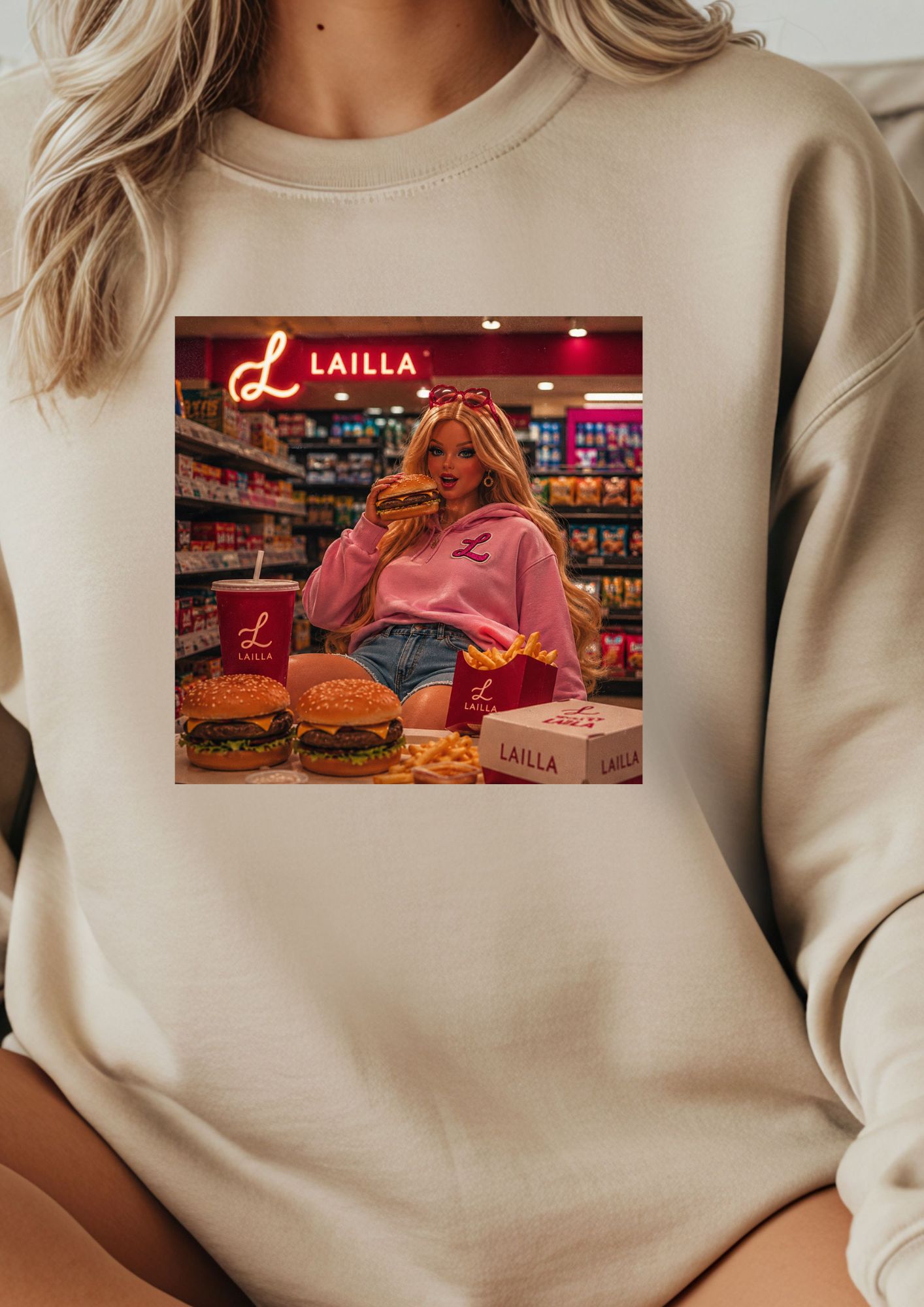 lalka w fast food