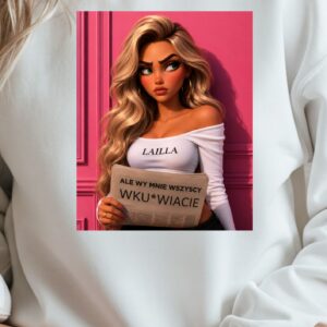 lalka blond włosy rozpuszczone - Ale wy mnie wszyscy wku*wiacie