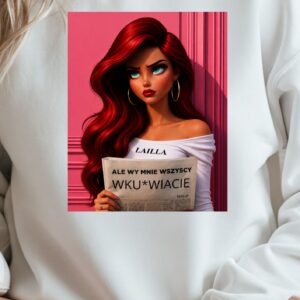 lalka czerwone włosy - ale wy mnie wszyscy wku*wiacie