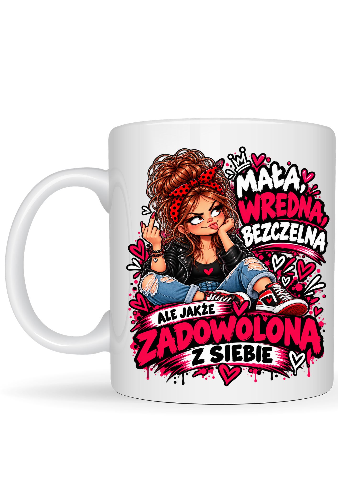 mała, wredna, bezczelna - kubek